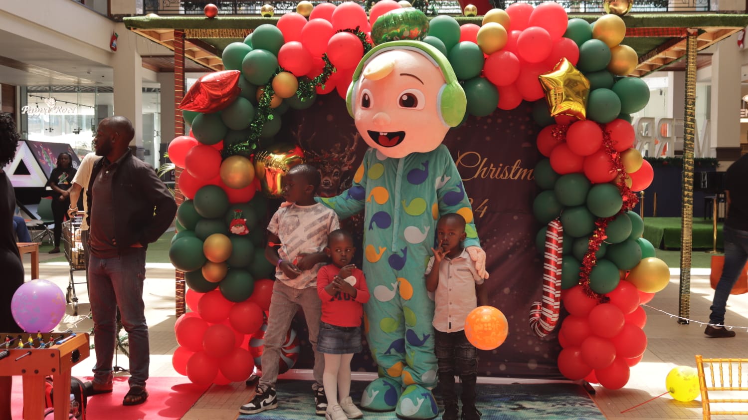 Kids enjoying ride-on cars